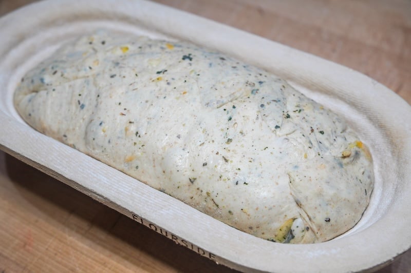 italian herbs and cheese-banneton