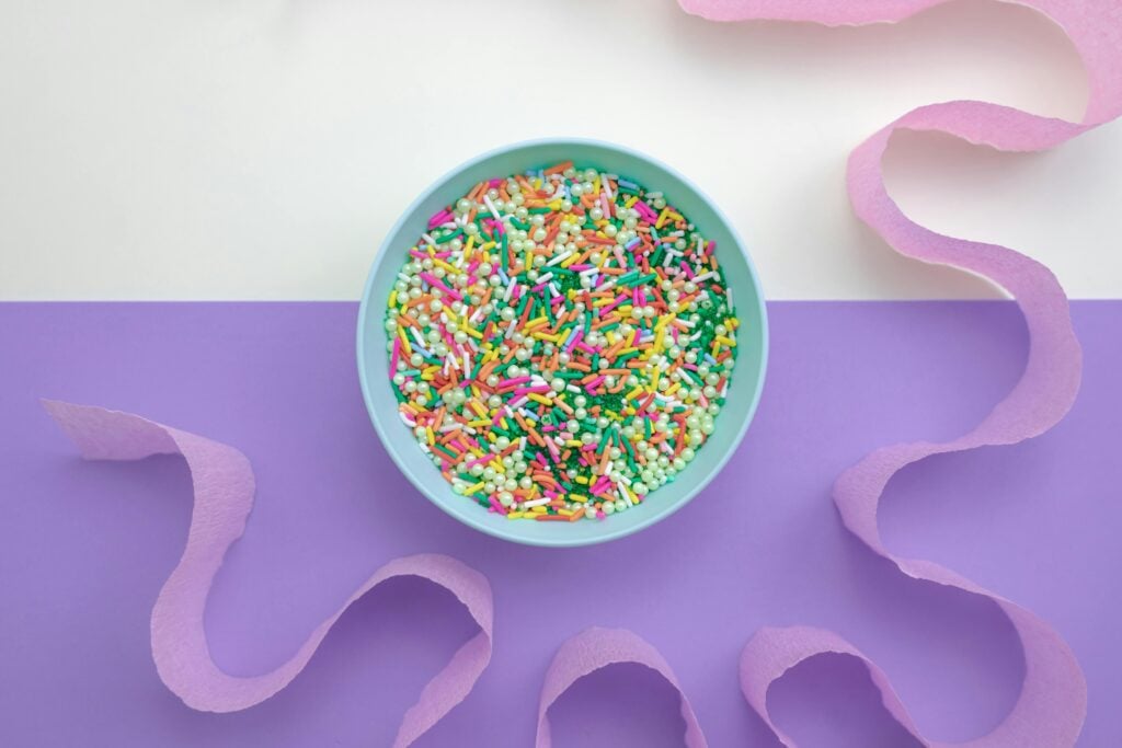 rainbow sprinkle sourdough