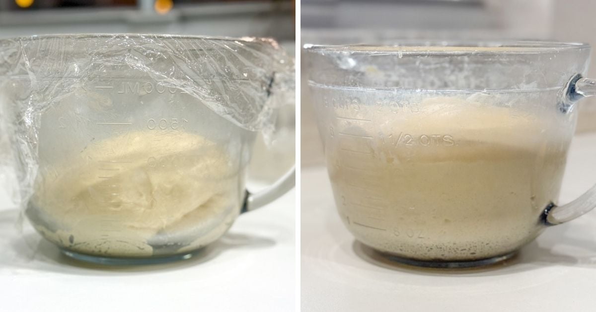 bulk fermentation before after
