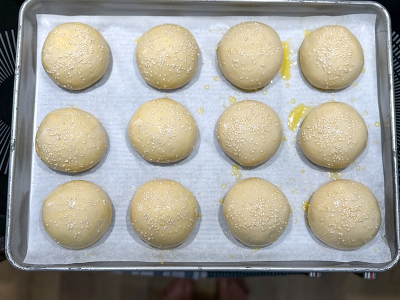 overnight sourdough hamburger buns 13