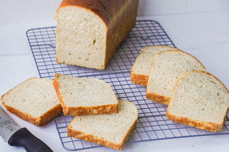 soft sourdough sandwhich loaf bread
