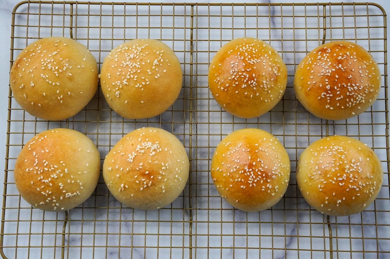 sourdough hamburger buns