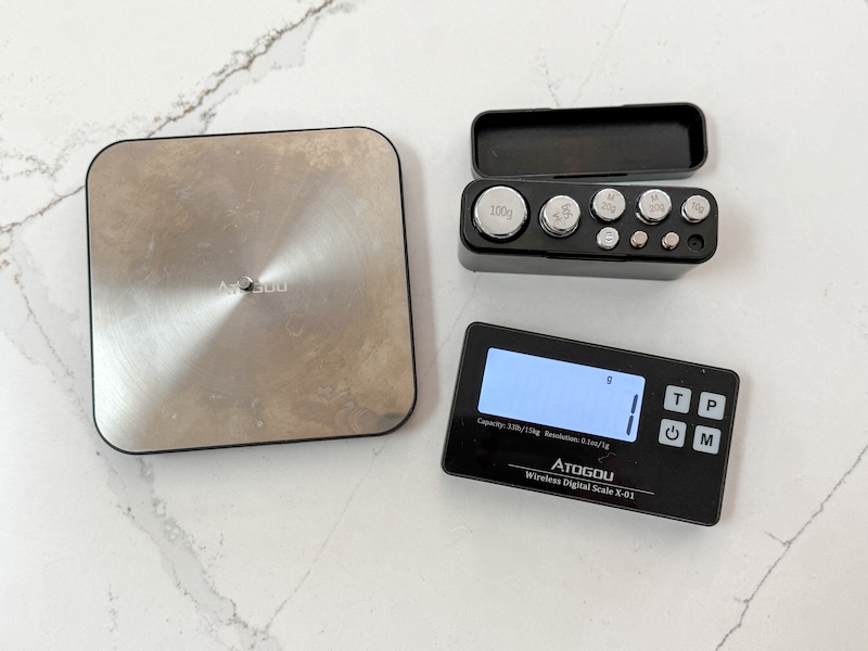 testing kitchen scales for sourdough baking 5