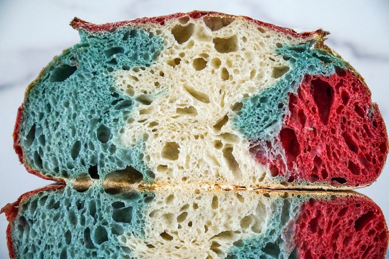 Easy Patriotic Sourdough Loaf Recipe