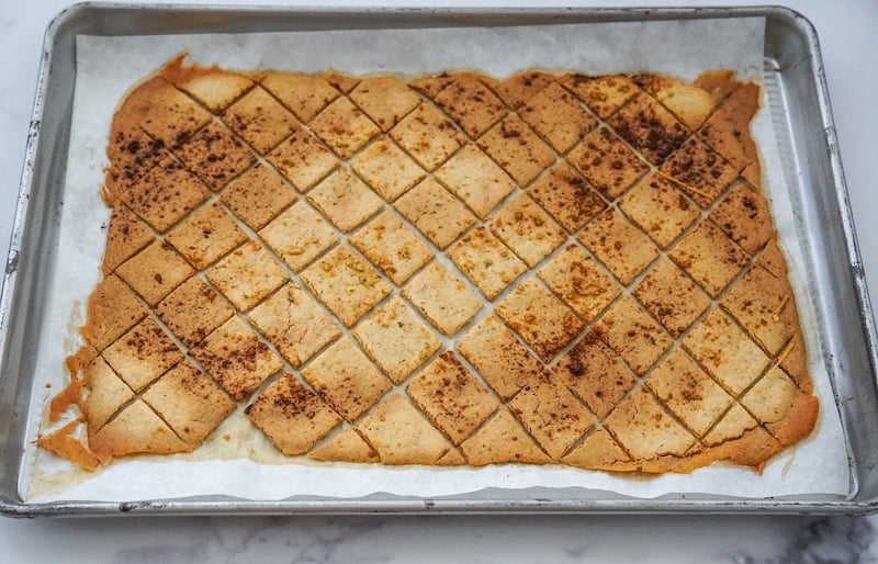 Easy Ranch Seasoning Sourdough Discard Crackers