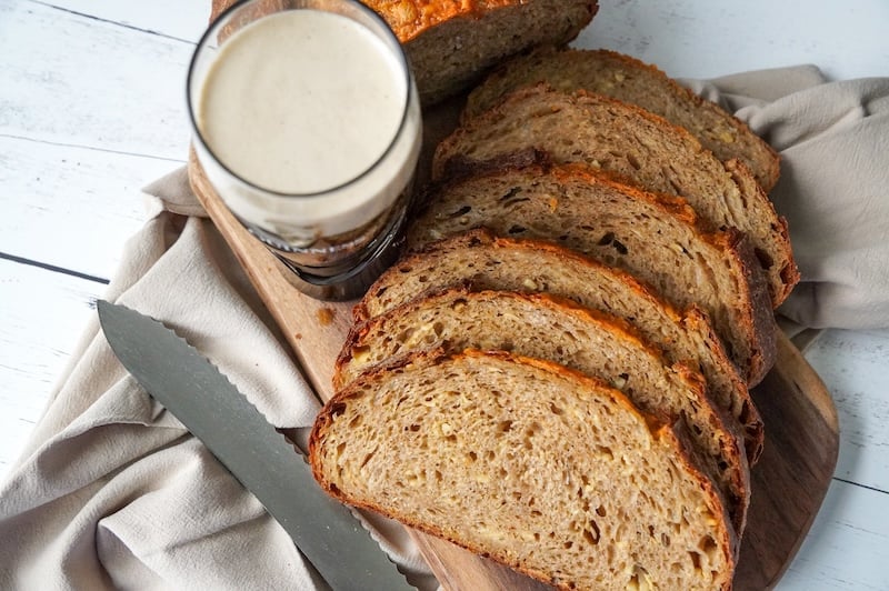 Artisan Guinness Cheddar Sourdough Loaf Recipe