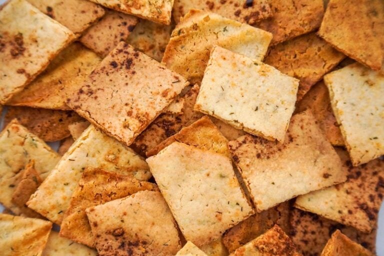 Ranch Sourdough Discard Crackers