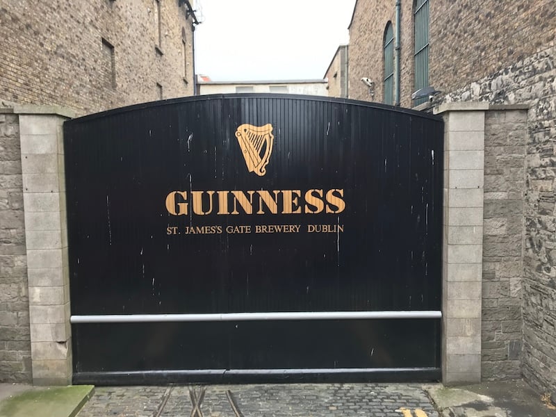at the guinness factory