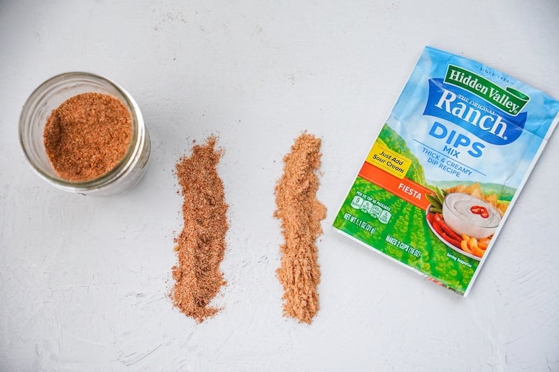 homemade fiesta ranch dip mix