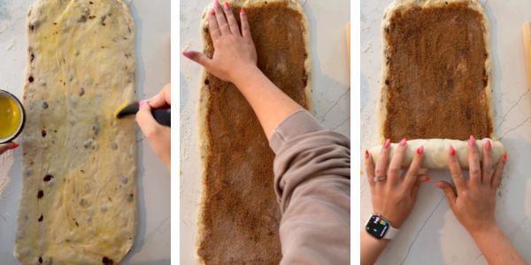 how to shape cinnamon raisin sourdough sandwich bread