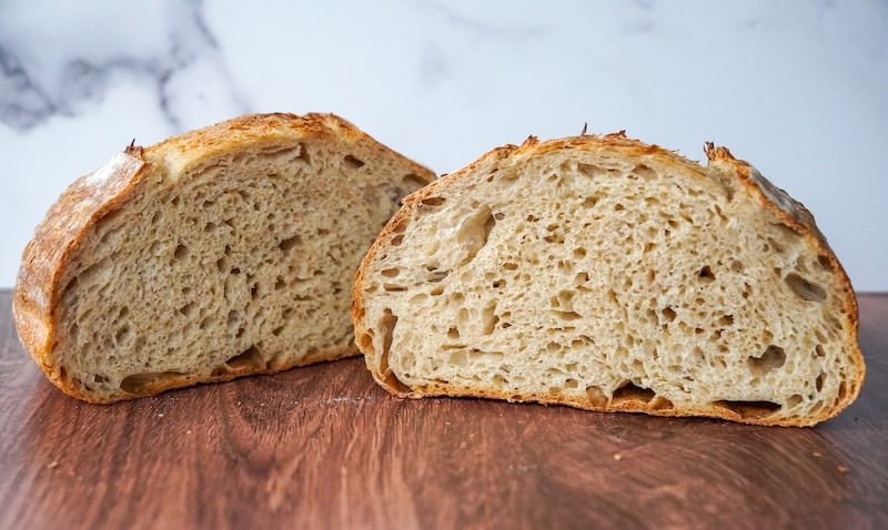Easy 20% Whole Wheat Artisan Sourdough Bread Recipe