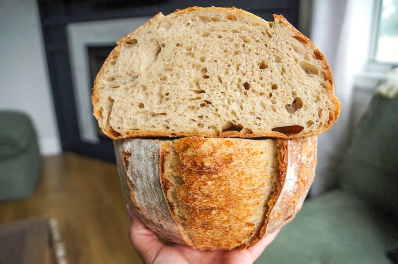 Whole wheat sourdough bread