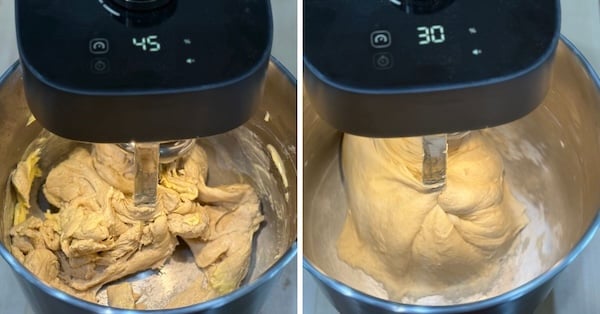 cinn roll dough ooni progress photos butter addition