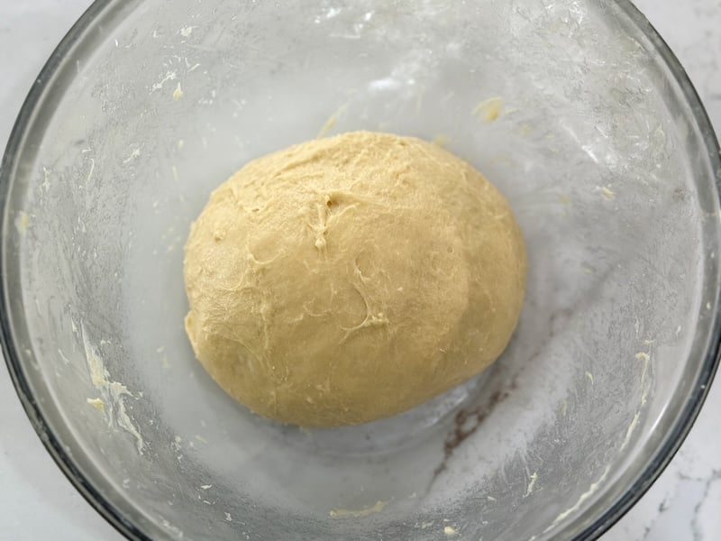dough after butter mix