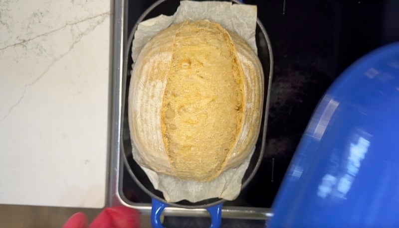 halfway through the bake