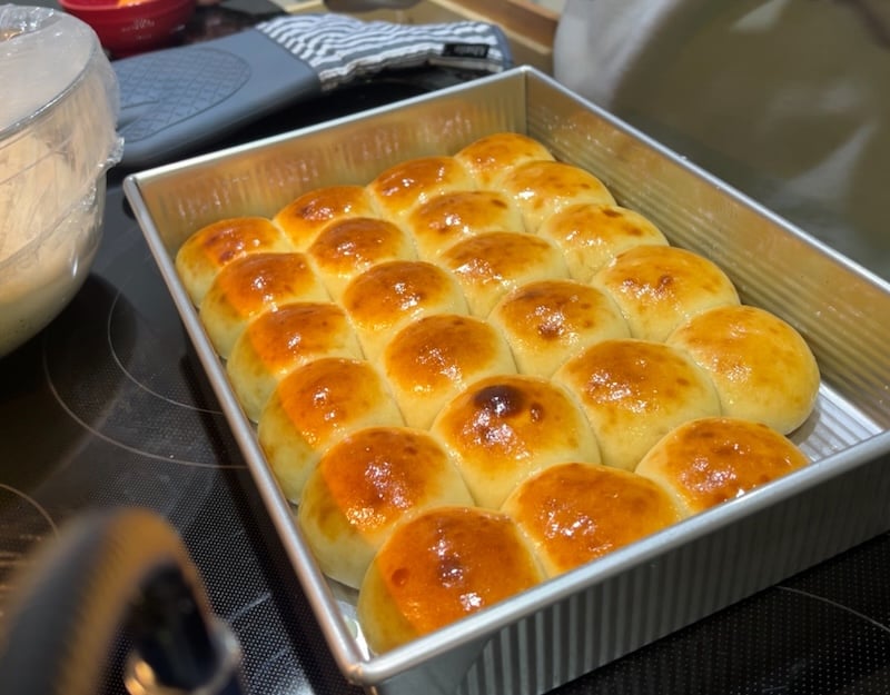 homemade sourdough hawaiian rolls