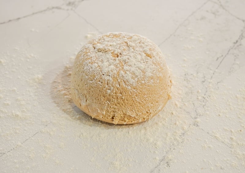 shaping-dump out dough