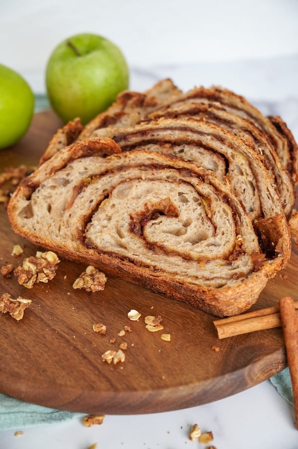 Easy Apple Crisp Sourdough Loaf