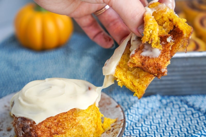 Pumpkin Spice & Maple Sourdough Cinnamon Rolls Recipe