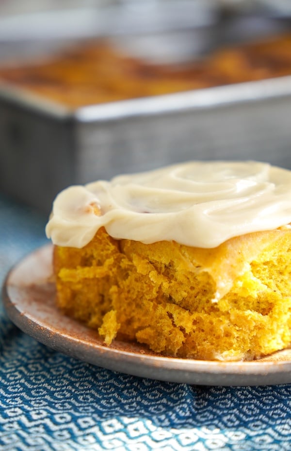 Pumpkin Spice & Maple Sourdough Cinnamon Rolls