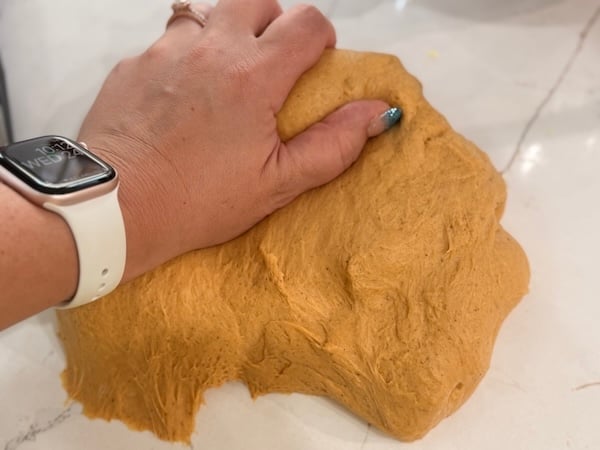 knead a bit on the counter copy