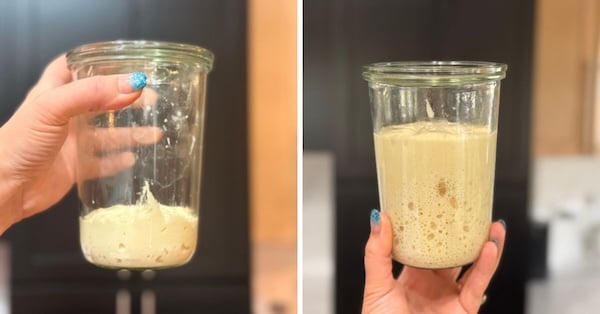 sweet starter before and after