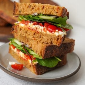 Mediterranean Veggie Sourdough Sandwich – Panera Copycat