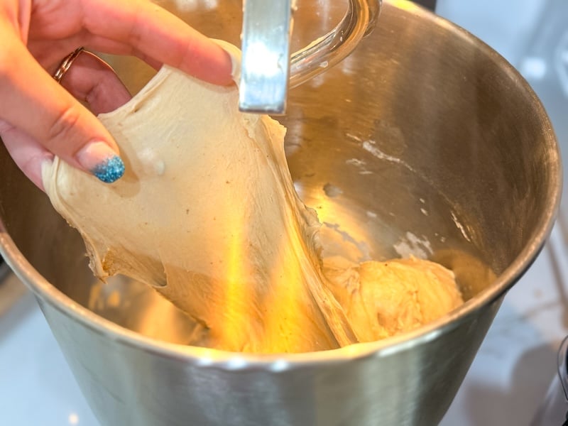 window pane in the Ooni stand mixer