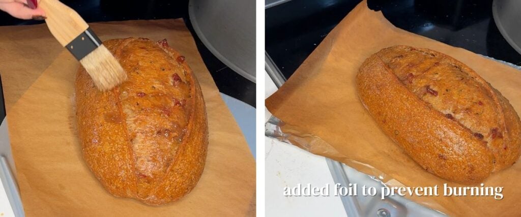 adding tomato powder and salt