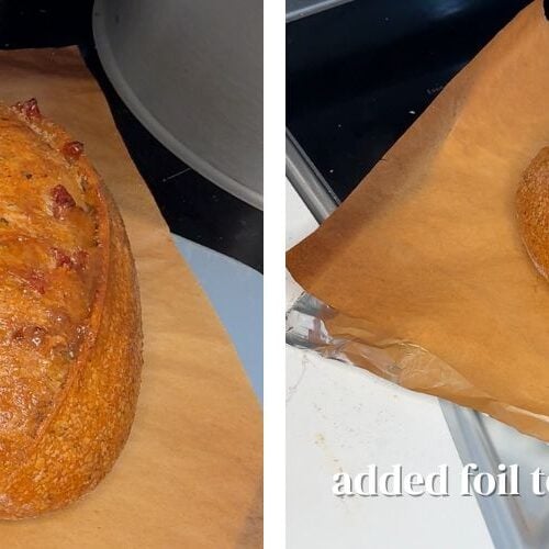 adding tomato powder and salt