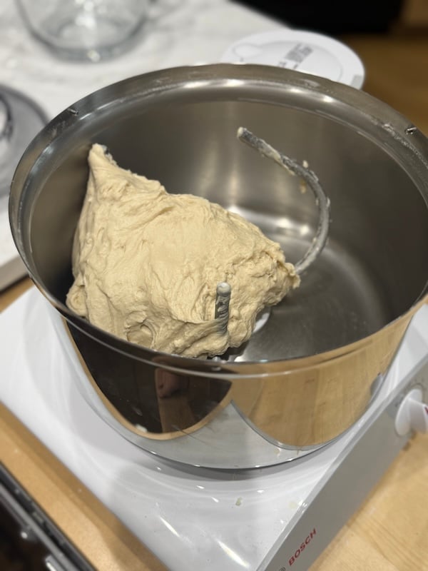 bosch bottom drive bowl with dough