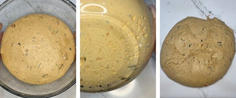 bulk fermentation tomato basil bread