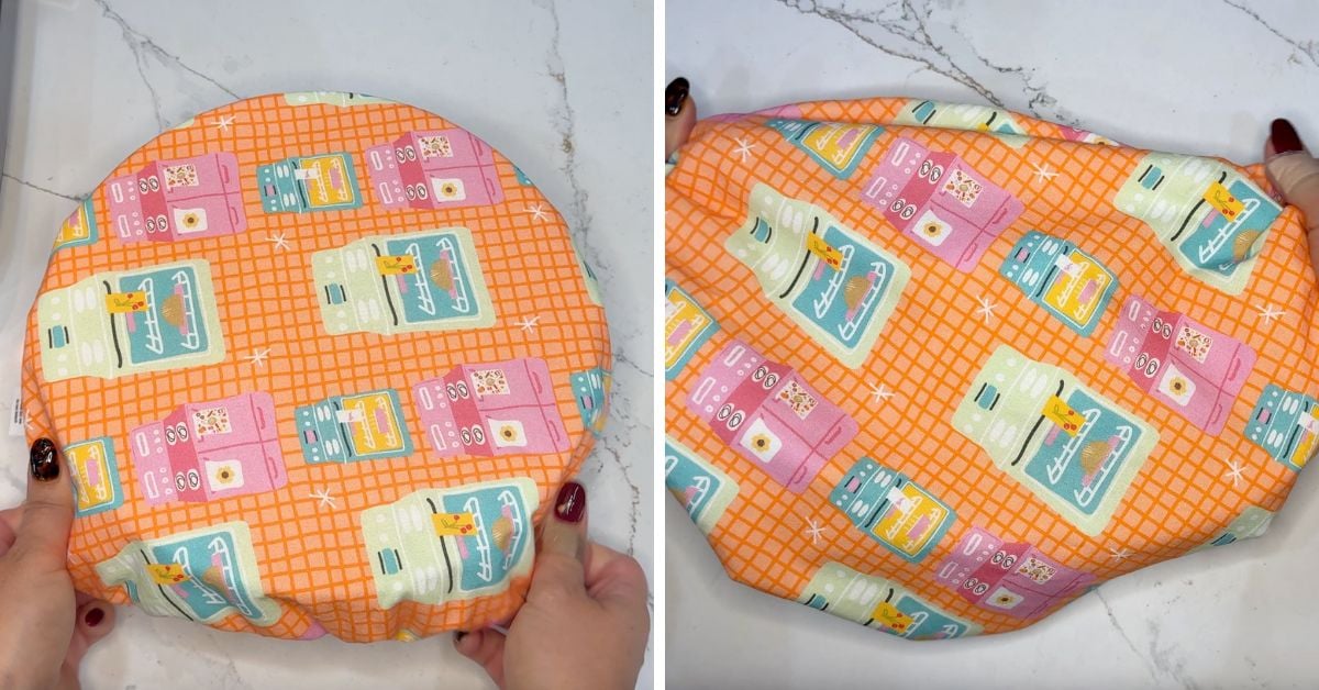 doe a deer bowl cover on bowl and banneton