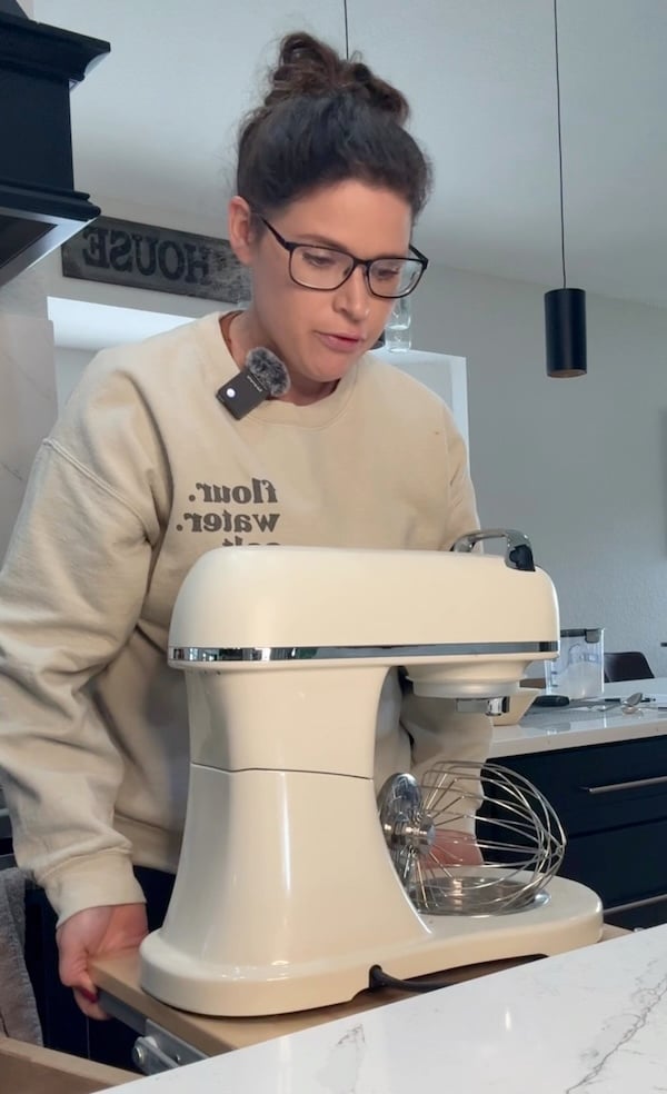 pulling up the zacme stand mixer
