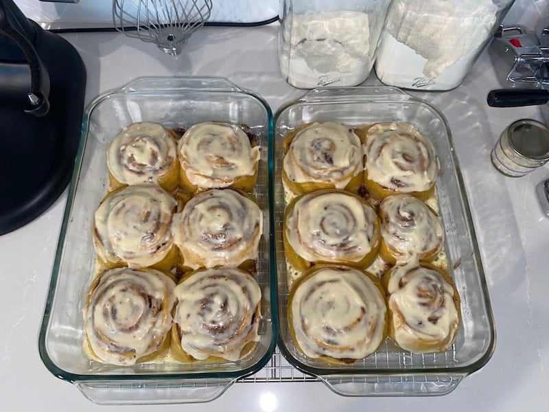 recipe tester pumpkin cinnamon rolls 1-min