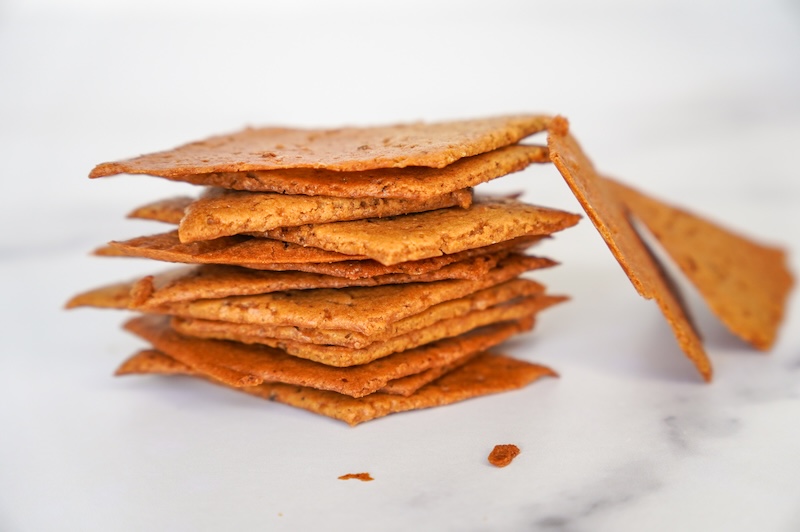 Yummy Sourdough Discard Ginger Crisps