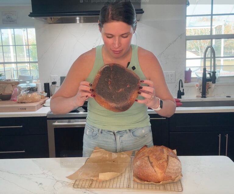 burnt loaf bottoms photo of me holding a burnt loaf