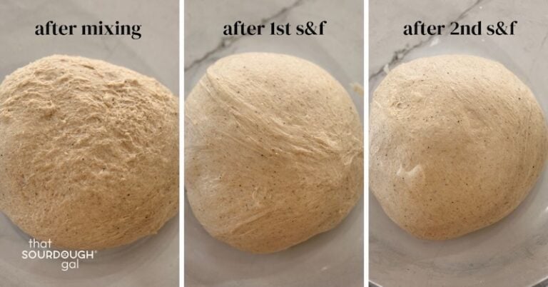 dough texture after strengthening