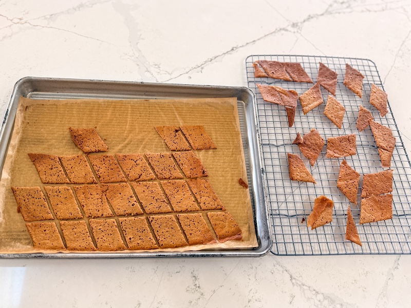 taking off crispy edges during baking