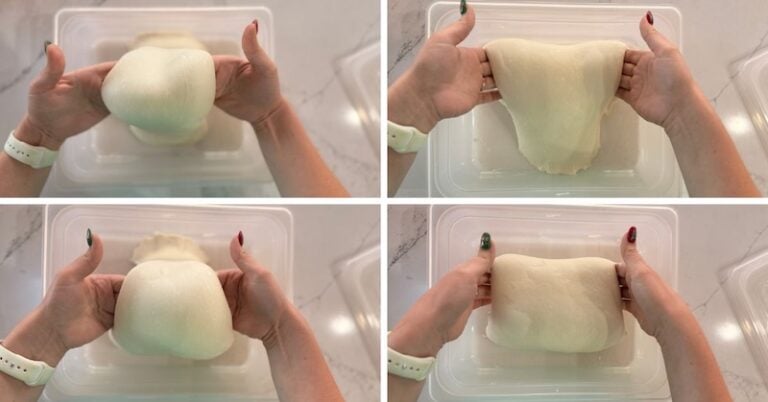 coil folds for sourdough bread bowl dough