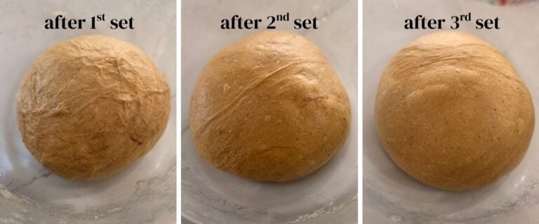 dough texture gingerbread stretch and folds