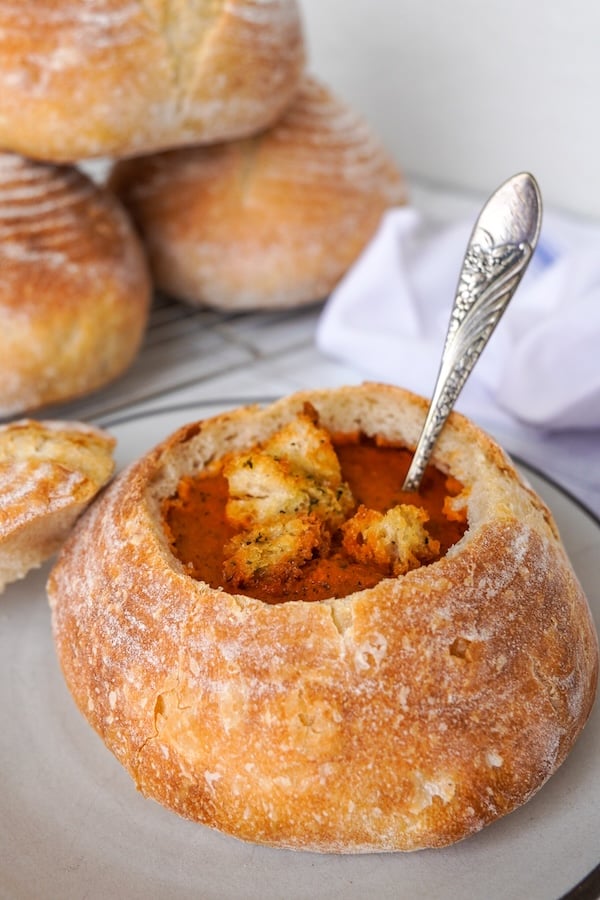 easy sourdough bread bowls