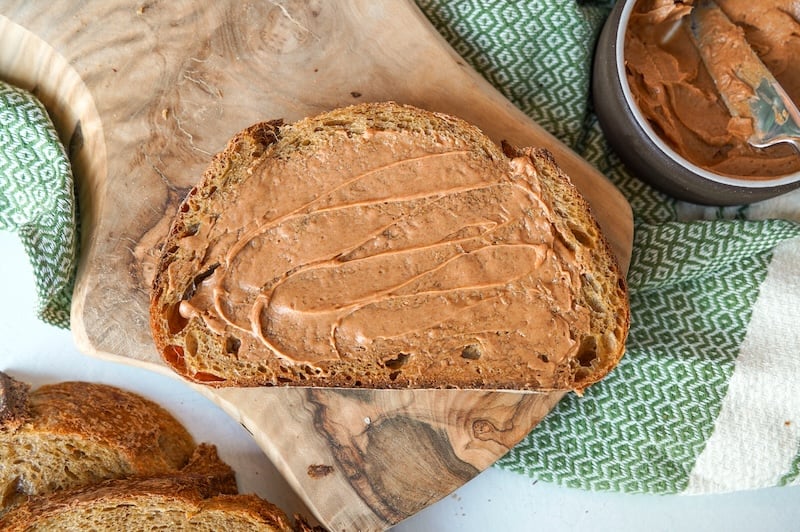 gingerbread sourdough with whipped honey butter