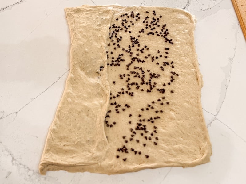 laminating choc chip 2