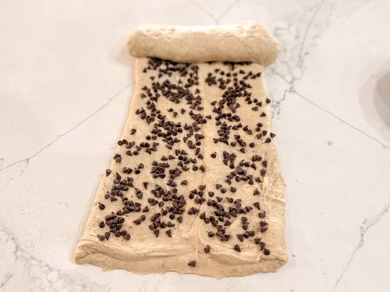 laminating choc chip 4
