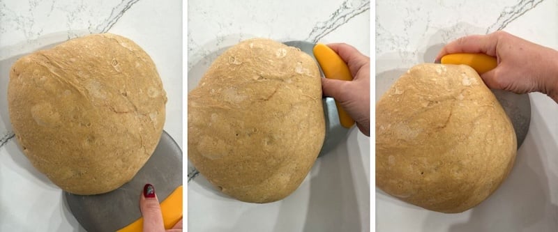 shaping gingerbread loaf w pre shaping motion
