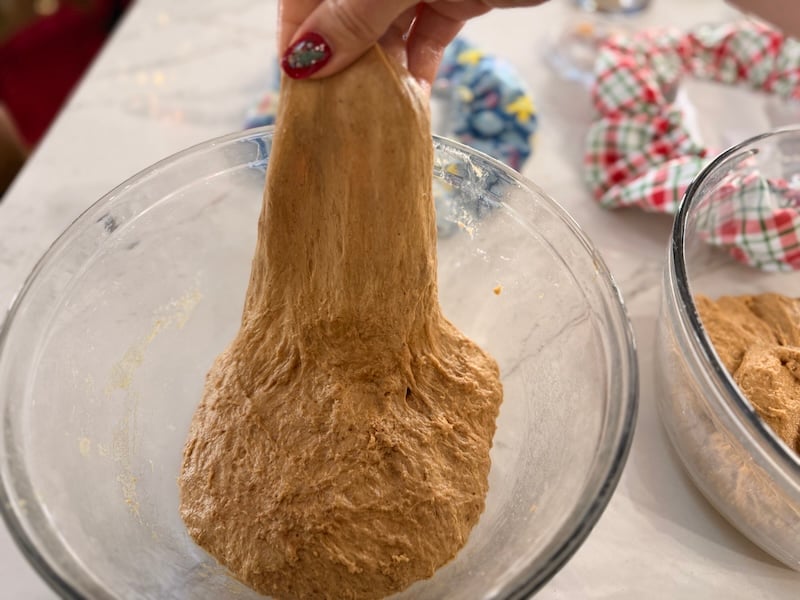 stretch and fold gingerbread 1