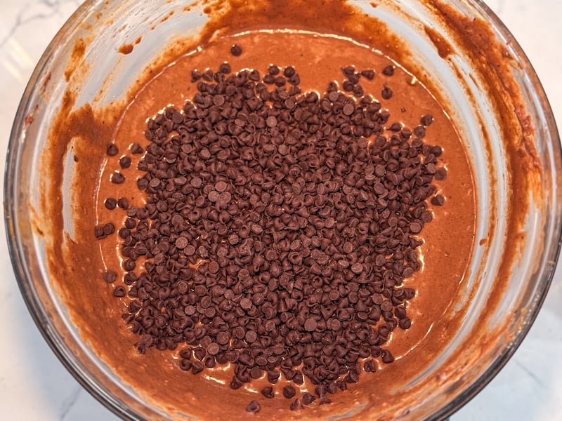 chocolate sourdough discard waffles 4