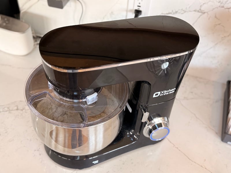 kitchen in a box beginning of mix