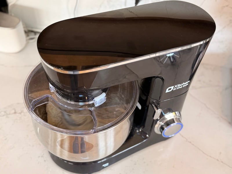 kitchen in the box end of initial mix